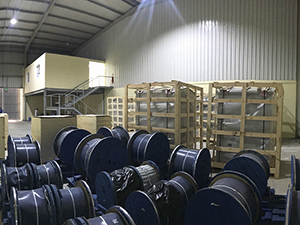 ThermoSonic components staged for assembly in Oman